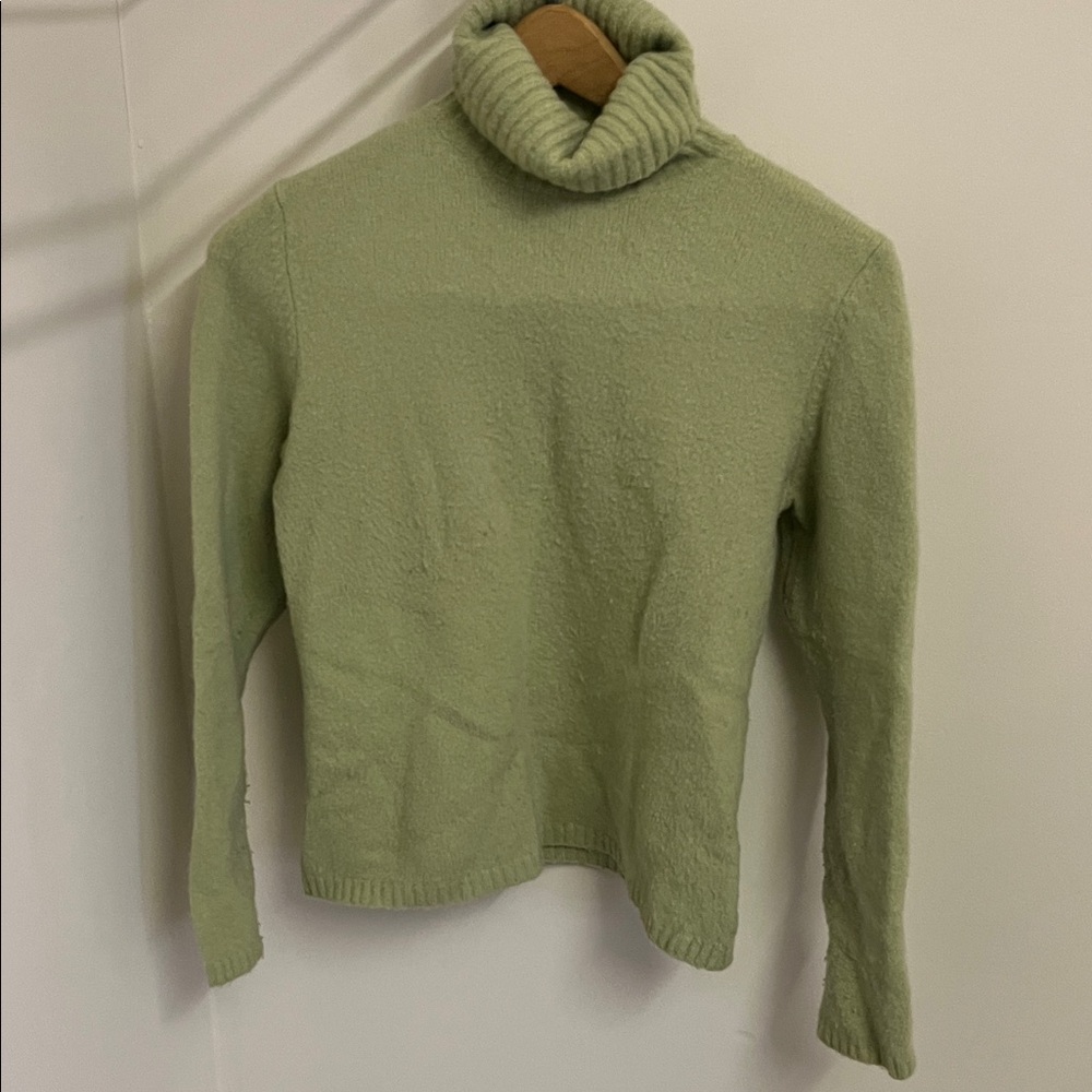 Merona Light Green Turtleneck Sweater